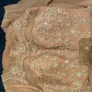 Pink long formal dress